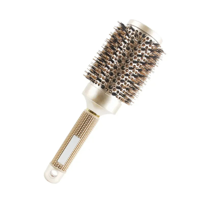 StyleFlow - Brosse à Cheveux Ronde Professionnelle de Salon